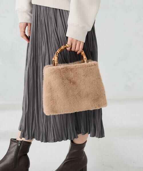 a.v.v / アー・ヴェ・ヴェ トートバッグ | バンブーハンドルファーバッグ | 詳細1