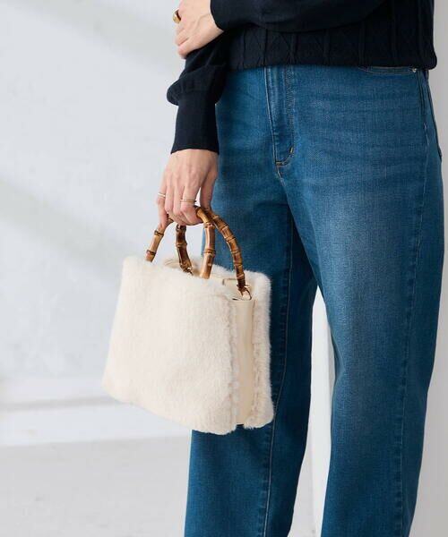 a.v.v / アー・ヴェ・ヴェ トートバッグ | バンブーハンドルファーバッグ | 詳細5
