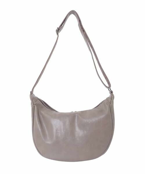 a.v.v / アー・ヴェ・ヴェ ショルダーバッグ | フェイクレザーハーフムーンショルダーバッグ | 詳細3