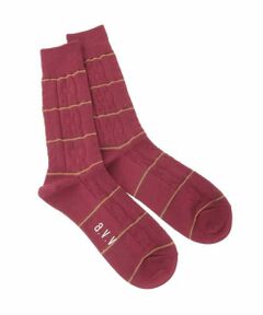 a.v.v / アー・ヴェ・ヴェ その他小物 | 【ギフトにおすすめ】ボーダー柄ソックス