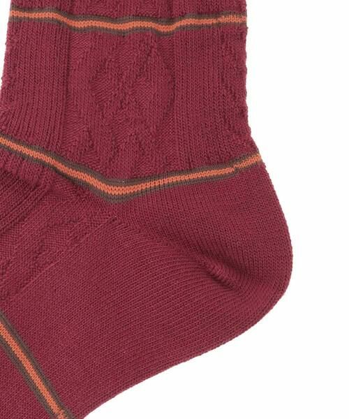 a.v.v / アー・ヴェ・ヴェ その他小物 | 【ギフトにおすすめ】ボーダー柄ソックス | 詳細3