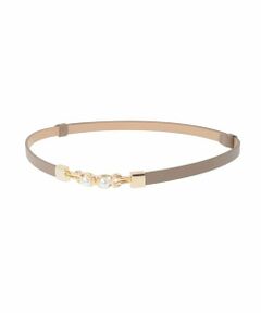 a.v.v / アー・ヴェ・ヴェ ベルト・サスペンダー | パール調ビットベルト