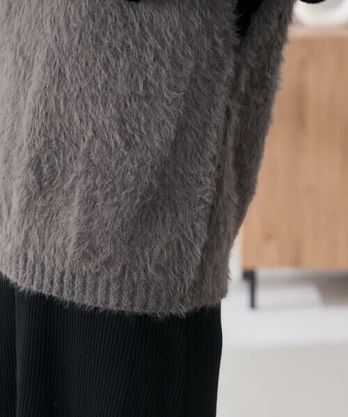 a.v.v / アー・ヴェ・ヴェ ロング・マキシ丈ワンピース | 【2SET】フェザーベスト×フレアニットワンピース | 詳細11