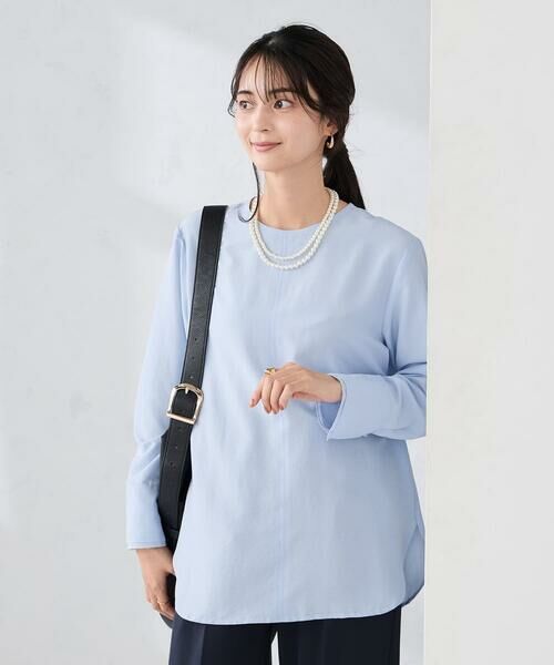 a.v.v / アー・ヴェ・ヴェ シャツ・ブラウス | ノーカラーカフスブラウス | 詳細10