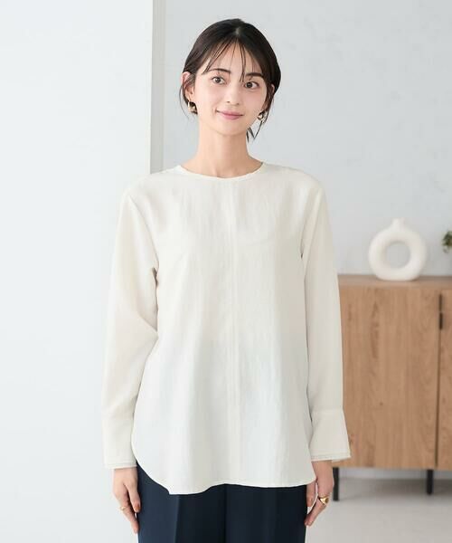 a.v.v / アー・ヴェ・ヴェ シャツ・ブラウス | ノーカラーカフスブラウス | 詳細15