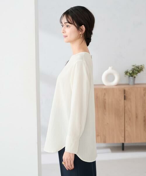 a.v.v / アー・ヴェ・ヴェ シャツ・ブラウス | ノーカラーカフスブラウス | 詳細16