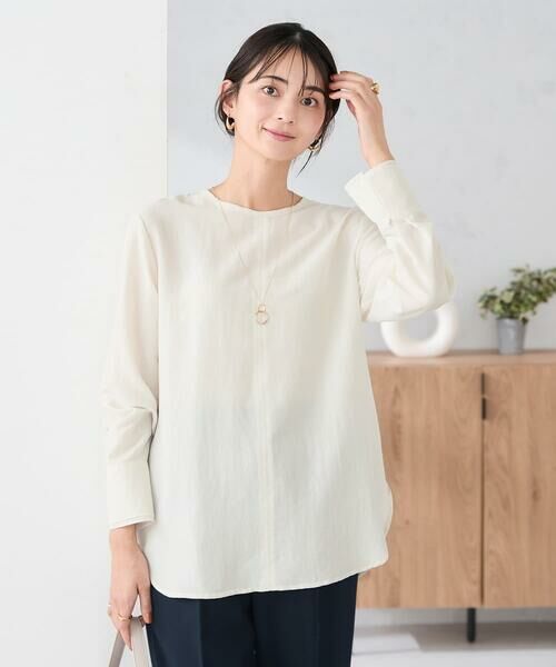 a.v.v / アー・ヴェ・ヴェ シャツ・ブラウス | ノーカラーカフスブラウス | 詳細2