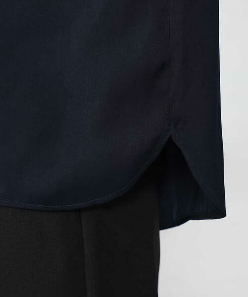 a.v.v / アー・ヴェ・ヴェ シャツ・ブラウス | 【洗える】サテンギャザーブラウス | 詳細18