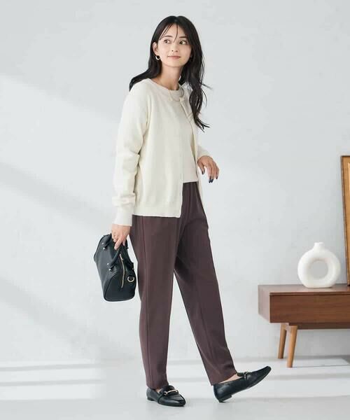 a.v.v / アー・ヴェ・ヴェ カーディガン・ボレロ | スパンコール混クルーネックカーディガン | 詳細13