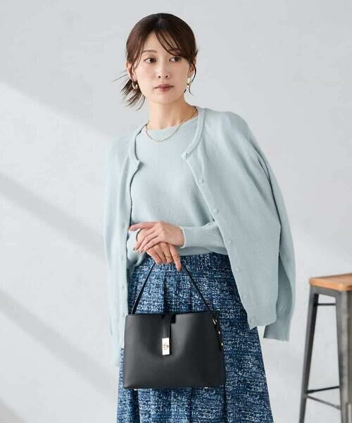 a.v.v / アー・ヴェ・ヴェ カーディガン・ボレロ | スパンコール混クルーネックカーディガン | 詳細2