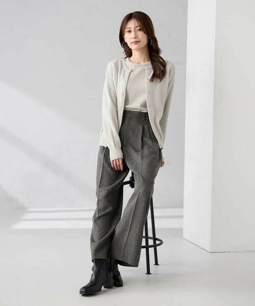 a.v.v / アー・ヴェ・ヴェ カーディガン・ボレロ | スパンコール混クルーネックカーディガン | 詳細23