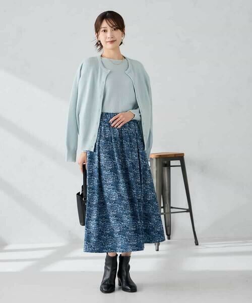 a.v.v / アー・ヴェ・ヴェ カーディガン・ボレロ | スパンコール混クルーネックカーディガン | 詳細3