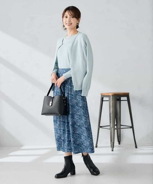 a.v.v / アー・ヴェ・ヴェ カーディガン・ボレロ | スパンコール混クルーネックカーディガン | 詳細4