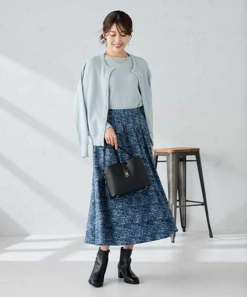 a.v.v / アー・ヴェ・ヴェ カーディガン・ボレロ | スパンコール混クルーネックカーディガン | 詳細5