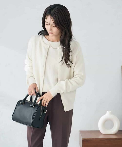 a.v.v / アー・ヴェ・ヴェ カーディガン・ボレロ | スパンコール混クルーネックカーディガン | 詳細8