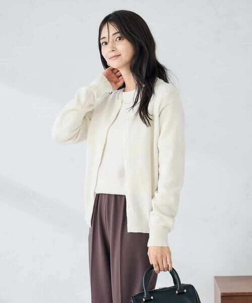 a.v.v / アー・ヴェ・ヴェ カーディガン・ボレロ | スパンコール混クルーネックカーディガン | 詳細9