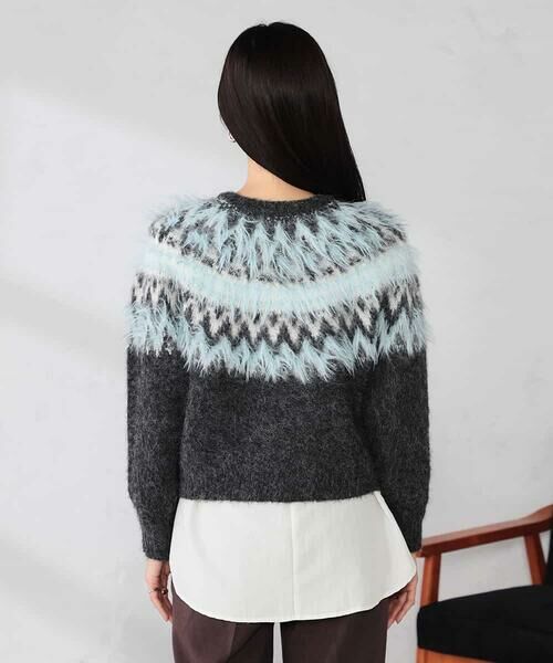 a.v.v / アー・ヴェ・ヴェ カーディガン・ボレロ | 【2WAY】フェアアイルニットカーディガン | 詳細15