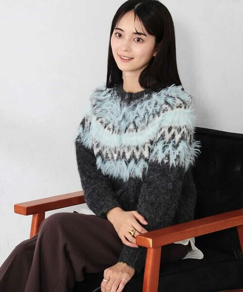 a.v.v / アー・ヴェ・ヴェ カーディガン・ボレロ | 【2WAY】フェアアイルニットカーディガン | 詳細4