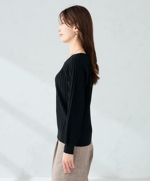a.v.v / アー・ヴェ・ヴェ ニット・セーター | プリーツライクVネックニット | 詳細19