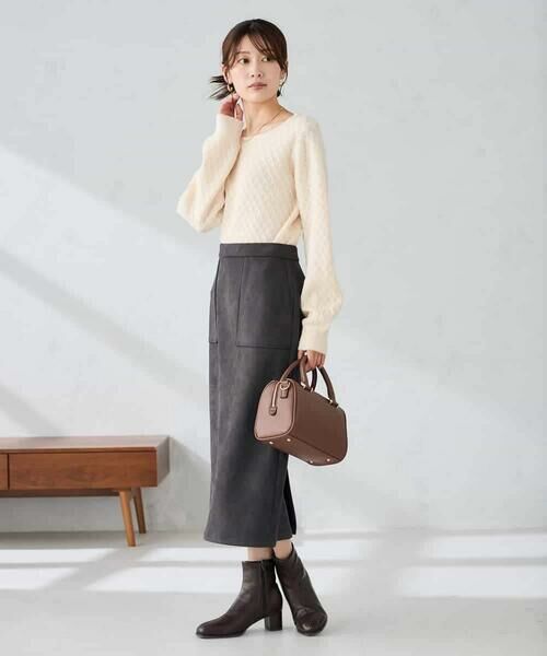 a.v.v / アー・ヴェ・ヴェ ニット・セーター | ダイヤ柄ニットプルオーバー | 詳細13