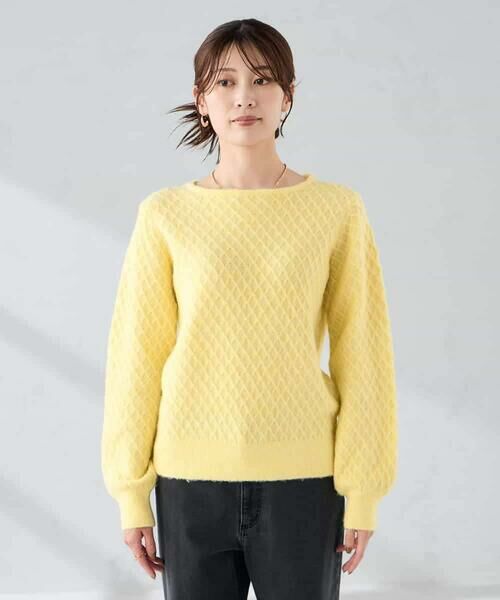 a.v.v / アー・ヴェ・ヴェ ニット・セーター | ダイヤ柄ニットプルオーバー | 詳細14