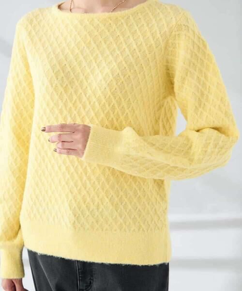 a.v.v / アー・ヴェ・ヴェ ニット・セーター | ダイヤ柄ニットプルオーバー | 詳細18