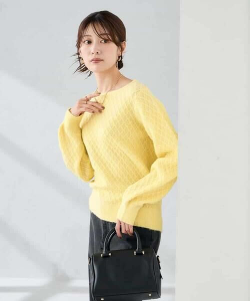 a.v.v / アー・ヴェ・ヴェ ニット・セーター | ダイヤ柄ニットプルオーバー | 詳細2