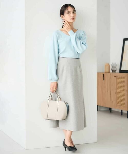 a.v.v / アー・ヴェ・ヴェ ニット・セーター | フラワー刺繍ニットプルオーバー | 詳細7