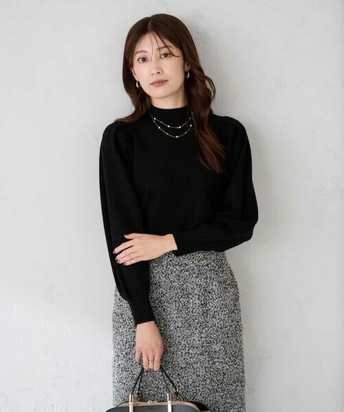 a.v.v / アー・ヴェ・ヴェ ニット・セーター | プチハイネックショルダータックニット | 詳細10