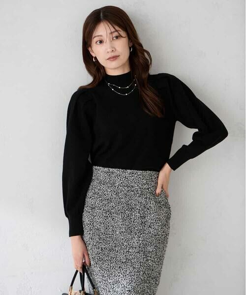 a.v.v / アー・ヴェ・ヴェ ニット・セーター | プチハイネックショルダータックニット | 詳細9