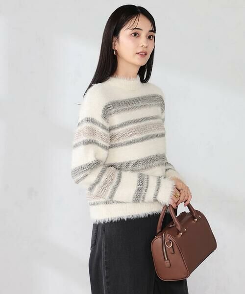 a.v.v / アー・ヴェ・ヴェ ニット・セーター | フェザーボーダーニット | 詳細1
