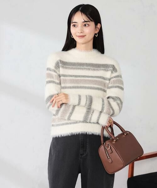 a.v.v / アー・ヴェ・ヴェ ニット・セーター | フェザーボーダーニット | 詳細2