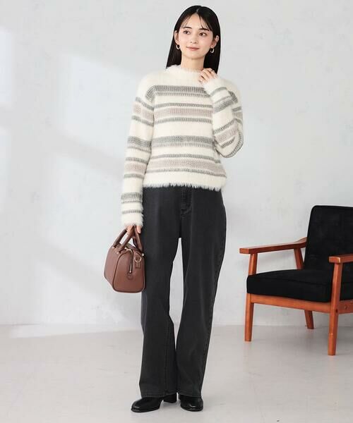 a.v.v / アー・ヴェ・ヴェ ニット・セーター | フェザーボーダーニット | 詳細3