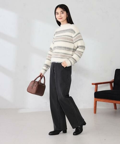 a.v.v / アー・ヴェ・ヴェ ニット・セーター | フェザーボーダーニット | 詳細4