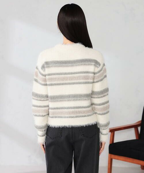 a.v.v / アー・ヴェ・ヴェ ニット・セーター | フェザーボーダーニット | 詳細8
