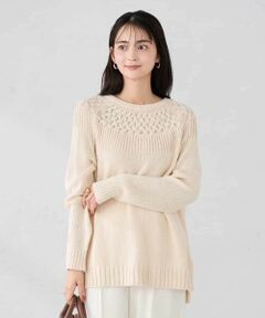 a.v.v / アー・ヴェ・ヴェ ニット・セーター | ケーブル求心風ニット