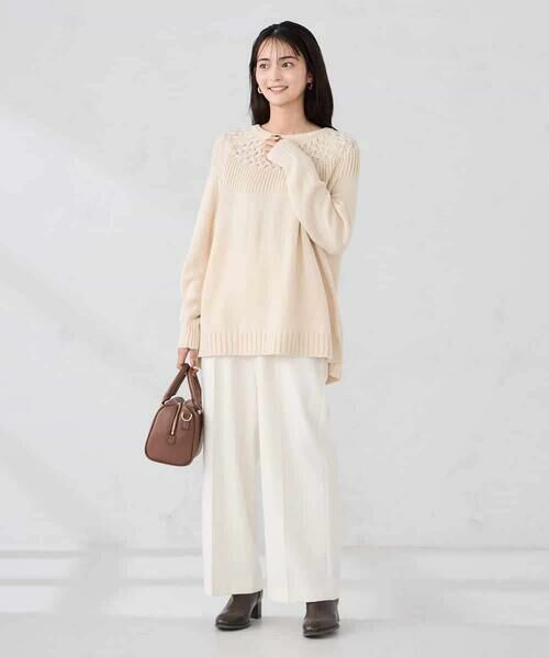 a.v.v / アー・ヴェ・ヴェ ニット・セーター | ケーブル求心風ニット | 詳細13
