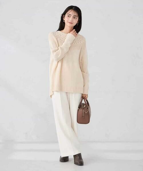 a.v.v / アー・ヴェ・ヴェ ニット・セーター | ケーブル求心風ニット | 詳細15