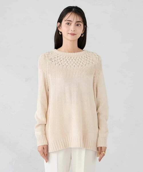 a.v.v / アー・ヴェ・ヴェ ニット・セーター | ケーブル求心風ニット | 詳細16