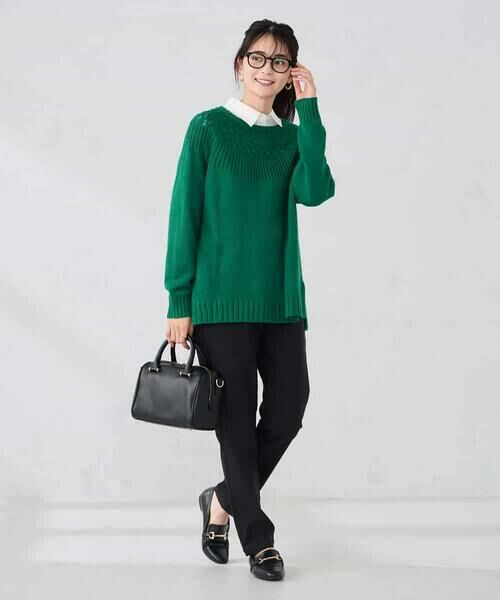 a.v.v / アー・ヴェ・ヴェ ニット・セーター | ケーブル求心風ニット | 詳細3