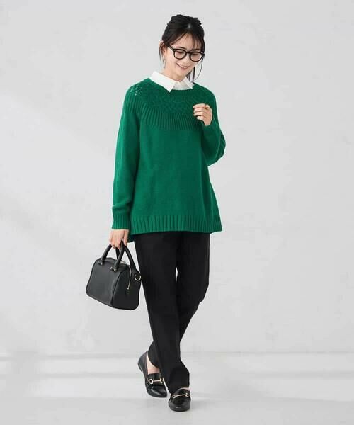 a.v.v / アー・ヴェ・ヴェ ニット・セーター | ケーブル求心風ニット | 詳細4