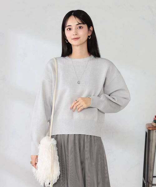 a.v.v / アー・ヴェ・ヴェ ニット・セーター | クロップドスウェットライクニット | 詳細13