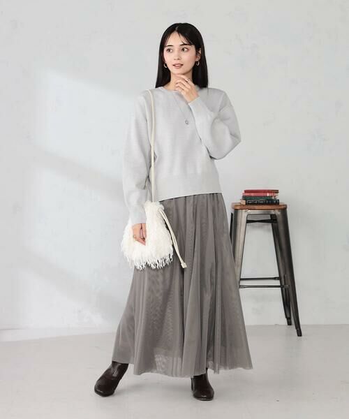 a.v.v / アー・ヴェ・ヴェ ニット・セーター | クロップドスウェットライクニット | 詳細14