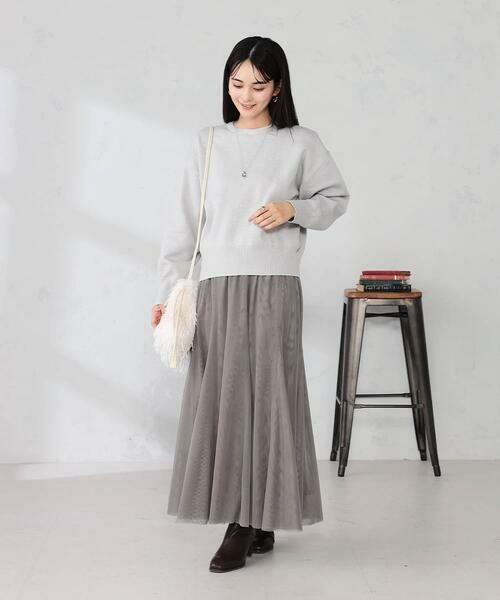 a.v.v / アー・ヴェ・ヴェ ニット・セーター | クロップドスウェットライクニット | 詳細15