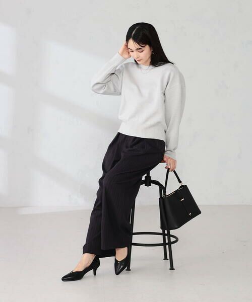 a.v.v / アー・ヴェ・ヴェ ニット・セーター | クロップドスウェットライクニット | 詳細17