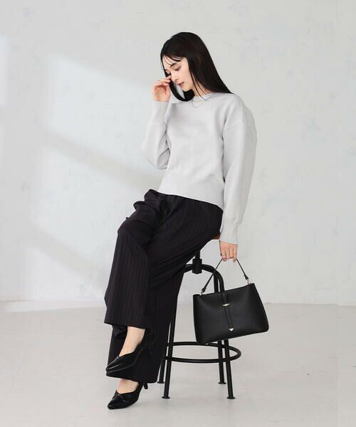 a.v.v / アー・ヴェ・ヴェ ニット・セーター | クロップドスウェットライクニット | 詳細18