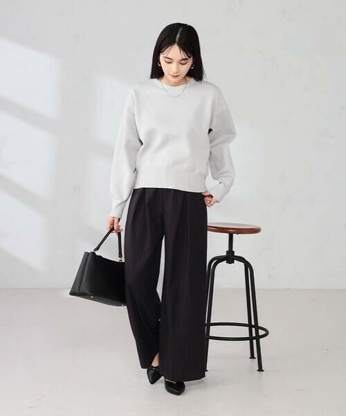 a.v.v / アー・ヴェ・ヴェ ニット・セーター | クロップドスウェットライクニット | 詳細20