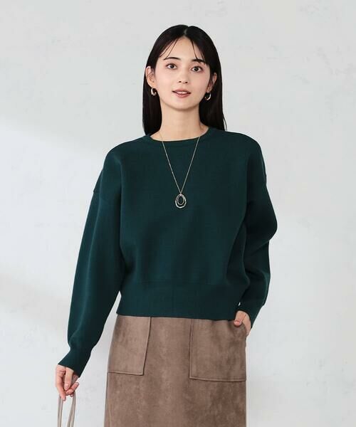 a.v.v / アー・ヴェ・ヴェ ニット・セーター | クロップドスウェットライクニット | 詳細7