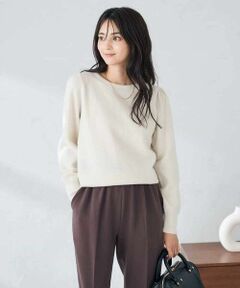 a.v.v / アー・ヴェ・ヴェ ニット・セーター | スパンコール混クルーネックニット