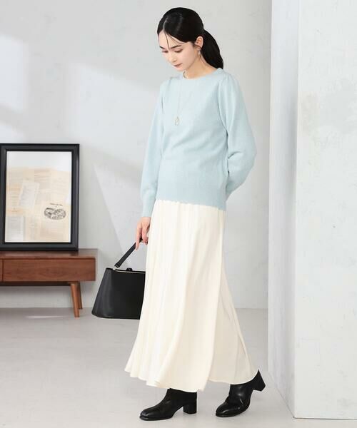 a.v.v / アー・ヴェ・ヴェ ニット・セーター | スパンコール混クルーネックニット | 詳細1